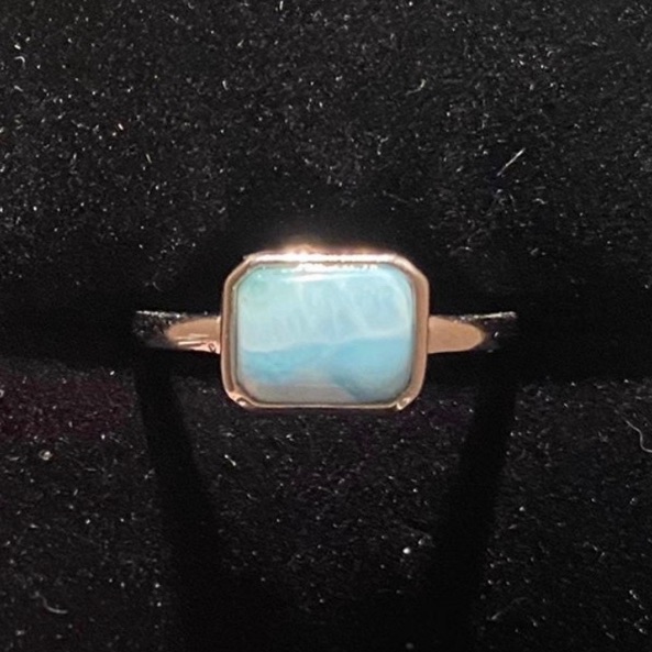 Larimar Ring 925
